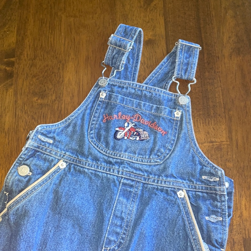 Infant 12 Harley Davidson overalls